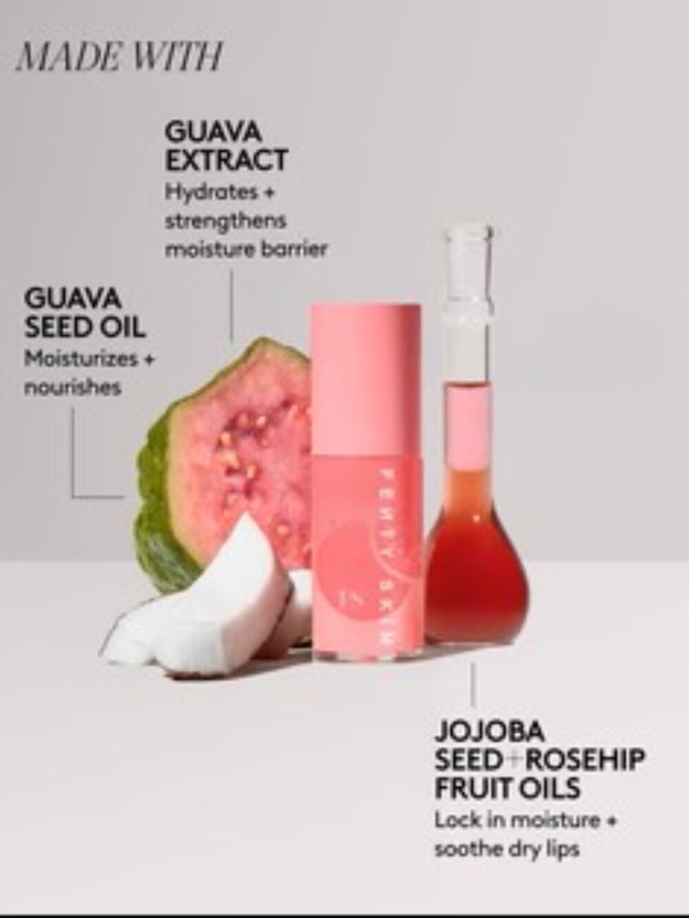 Fenty Beauty Guava Goodiez Hydrating Lip + Body Duo MINI - Picture 3 of 3